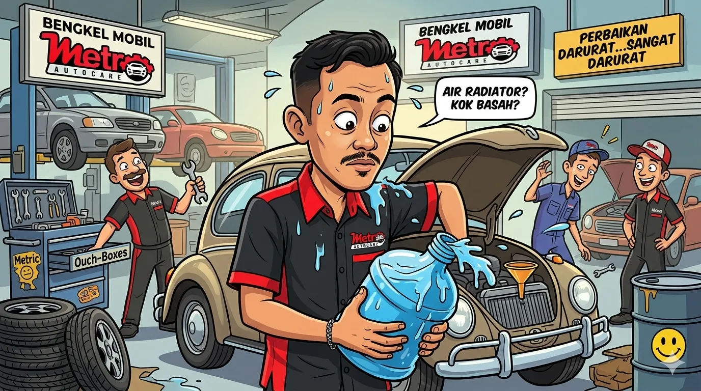 Jangan Sepelekan Air Radiator! Ini Risiko Jika Coolant Motor Habis