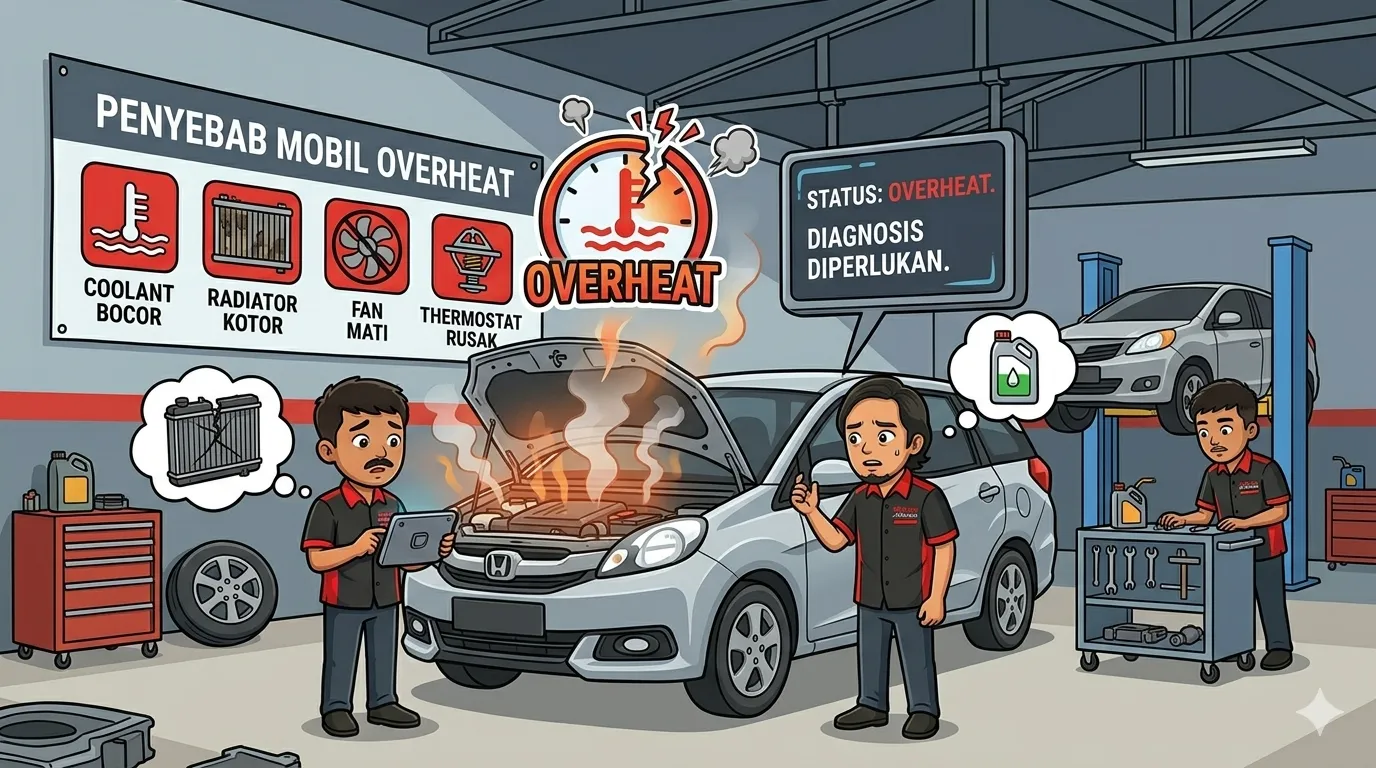 Ciri-Ciri Mobil Overheat yang Sering Diabaikan Pengemudi, Jangan Sampai Mesin Rusak!