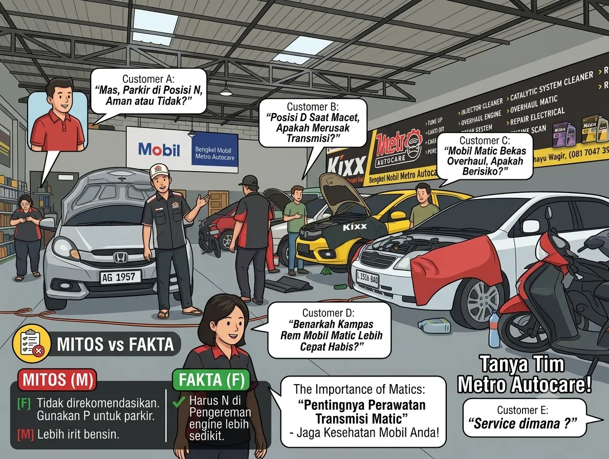 Mitos dan Fakta Mobil Matic: Kebiasaan Sepele yang Bisa Pengaruhi Umur Transmisi